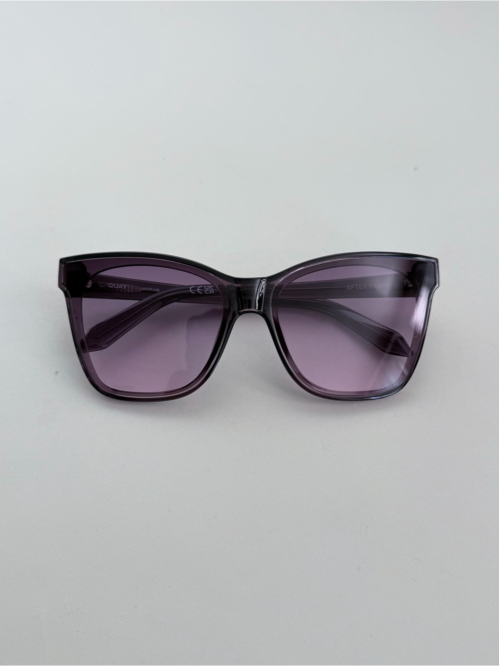 QUAY After Party Purple Oversized Sunglasses - Picture 2 of 9